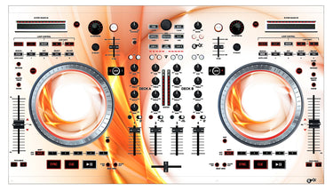 Numark NS 6 Skin Orange Swirl